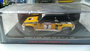 【送料無料】ホビー　模型車　車　レーシングカー スパークルノーターボツールドコルスspark s3862 143 renault 5 turbo ragnotti andrie winner tour de corse 1982