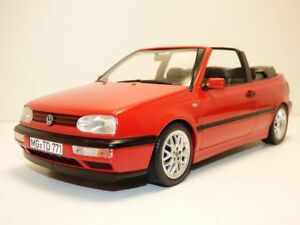 【送料無料】ホビー　模型車　車　レーシングカー フォルクスワーゲンゴルフカブリオレレッドゴルフvolkswagen golf iii cabriolet rouge 118 vw golf 3