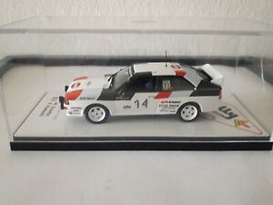 【送料無料】ホビー　模型車　車　レーシングカー アウディクワトロ143 audi quattro ufficialecinottorally 4 regioni 81