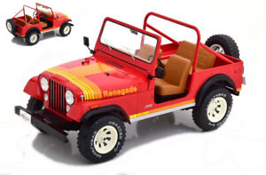【送料無料】ホビー　模型車　車　レーシングカー ジープレネゲードモデルjeep cj7 renegade red 118 model modelcargroup 18,235円