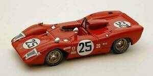 【送料無料】ホビー　模型車　車　レーシングカー フェラーリクモ＃セブリングアンドレッティアモンモデルferrari 312 p spider 25 2nd 12h sebring 1969 andretti amon 143 model