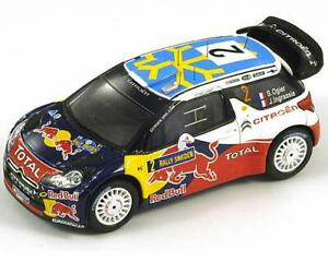 【送料無料】ホビー　模型車　車　レーシングカー モデルシトロエンeラリーcitroen ds3 sebastien ogierrallye suedois 2011 en resine modele de voiture s3301