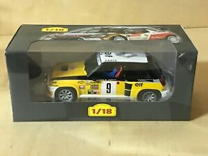 【送料無料】ホビー　模型車　車　レーシングカー ルノーターボラリーラリーネットワークrenault 5 turbo 1981 j ragnotti rally rallye ixo altaya 118 eb21