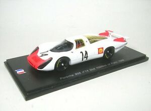 【送料無料】ホビー　模型車　車　レーシングカー ポルシェパリキロporsche 908 n14 2eme 1000km de paris 1968