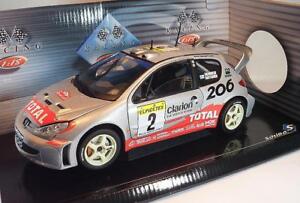 【送料無料】ホビー　模型車　車　レーシングカー プジョードライバーグロンホルムボックスsolido 118 peugeot 206 wrc conducteur gronholm amp; rautiainen neuf dans sa boite 2794 17,505円