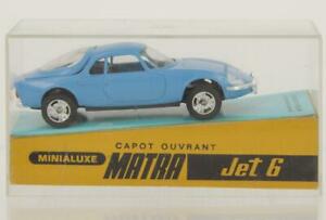 【送料無料】ホビー　模型車　車　レーシングカー スポーツジェットボックスminialuxe matra sport jet 6 bleu moyen boite