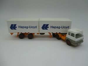 【送料無料】ホビー　模型車　車　レーシングカー wiking werbemodell hapag lloyd 7, henschel container stz aug1