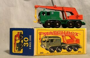 【送料無料】ホビー　模型車　車　レーシングカー マッチ＃ホイールクレーンオリジナルボックスmatchbox lesney 30 8wheel crane, original box, between 60s70s 17,736円