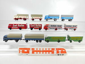 【送料無料】ホビー　模型車　車　レーシングカー ＃ca3950,5 6x brekina 187h0 vehicule routier mb balke graf veb la