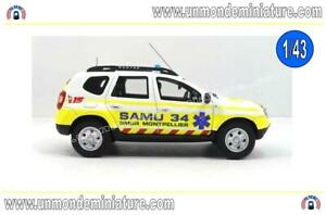 【送料無料】ホビー　模型車　車　レーシングカー アラームアラニューススケールdacia duster samu 34 herault alarme ala 0012 echelle 143 en resine s