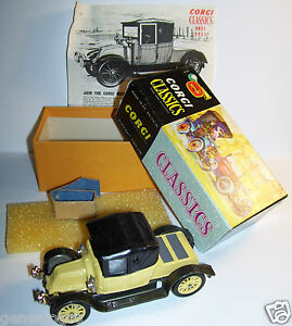 【送料無料】ホビー　模型車　車　レーシングカー イギリスルノーカップボックスoriginal old corgi classics britain renault 1216 1910 coupe ref 9032 in box