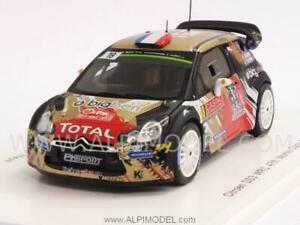 【送料無料】ホビー　模型車　車　レーシングカー シトロエンラリーモンテカルロスパークcitroen ds3 wrc rally monte carlo 2015 chardonnet de la h 143 spark s4513