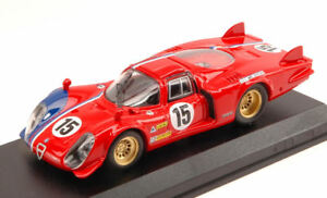 【送料無料】ホビー　模型車　車　レーシングカー アルファロメオ＃テストモデルモデルalfa romeo 332 lm 15 lm test 1969 pilette slotemaker 143 model best models