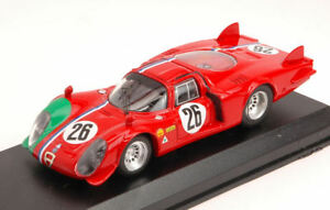 【送料無料】ホビー　模型車　車　レーシングカー アルファロメオ＃リタイヤキロモンツァトロシュモデルalfa romeo 332 lm 26 dnf 1000 km monza 1968 g gosselin s trosch 143 model