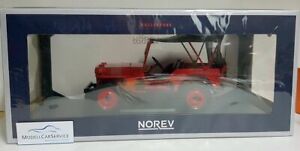 【送料無料】ホビー　模型車　車　レーシングカー ジープnorev 118 189014 willys jeep 1942, rouge