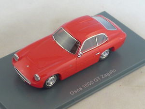 【送料無料】ホビー　模型車　車　レーシングカー ネオグアテマラneo 45185 osca 1600 gt zagato rouge 1962 143