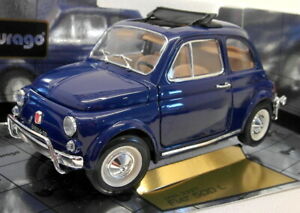 【送料無料】ホビー　模型車　車　レーシングカー モデルフィアットburago echelle 116 voiture modele 3327 1968 fiat 500 lbleu