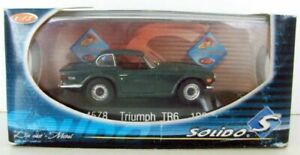 【送料無料】ホビー　模型車　車　レーシングカー グリーンsolido 143 4578 triumph tr6 1969 green
