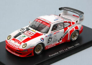 【送料無料】ホビー　模型車　車　レーシングカー ポルシェグアテマラ＃リタイアporsche 911 gt2 67 dnf lm 1999 p de thoisy jp jarier s bourdais 143