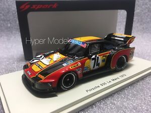 【送料無料】ホビー　模型車　車　レーシングカー スパークポルシェチーム＃ルマンspark 143 porsche 935 team jp jarier 74 24h le mans 1979 art s5093