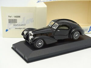 【送料無料】ホビー　模型車　車　レーシングカー リーダーブガッティブラックleader resine 143 bugatti 57 atlantic noire