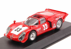 【送料無料】ホビー　模型車　車　レーシングカー アルファロメオスパイダー＃リオデジャネイロモデルalfa romeo 332 spyder 33 winner 3 h rio de janeiro 1969 c pace 143 model