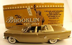 【送料無料】ホビー　模型車　車　レーシングカー クライスラーボックスbrooklin 41 chrysler 300 e convertible 1959 en boite