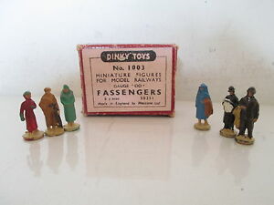 【送料無料】ホビー　模型車　車　レーシングカー ×gb dinky 1003 passenders figures x6 vnmib uncommon peu courant lk