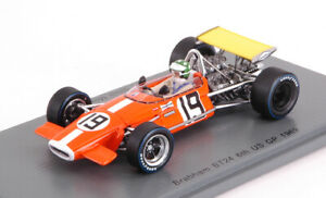 【送料無料】ホビー　模型車　車　レーシングカー スパークモデルブラバムグランプリspark model s5265 brabham bt24 silvio moser 1969 n19 6th us gp 143