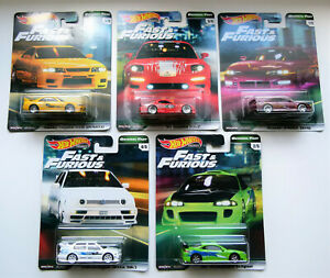 【送料無料】ホビー　模型車　車　レーシングカー ボックス???? hotwheels lot 5 voiutures set cret fast and furious edition limitee???