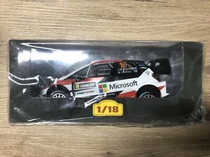 【送料無料】ホビー　模型車　車　レーシングカー トヨタヤリスtoyota yaris wrc 118 latvala