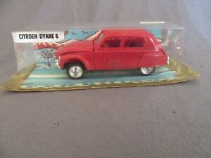 【送料無料】ホビー　模型車　車　レーシングカー ビンテージ482f vintage minialuxe citroen dyane 6 rouge 143