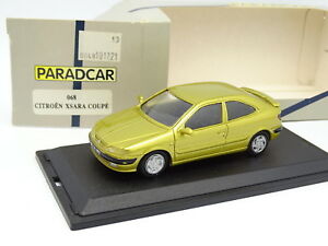 【送料無料】ホビー　模型車　車　レーシングカー シトロエンクサラカットドアparadcar resine 143 citroen xsara coupe 3 portes jaune 17,486円