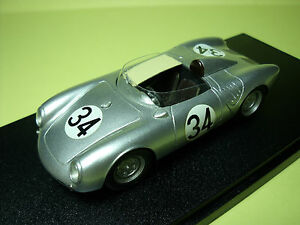 【送料無料】ホビー　模型車　車　レーシングカー ポルシェスパイダールマンペイントキットporsche 550 a spyder rs le mans 57 vroom a peindre unpainted kit 143