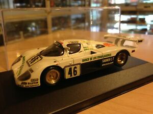 【送料無料】ホビー　模型車　車　レーシングカー ザウバールマンレジンキットマウントsauber c7 le mans 1983 n46 143 automany kit resine monte