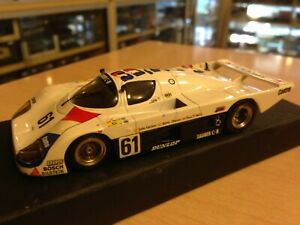 【送料無料】ホビー　模型車　車　レーシングカー ザウバールマンレジンキットマウントsauber c8 le mans 1985 n61 143 automany kit resine monte