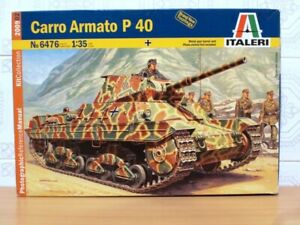 【送料無料】ホビー　模型車　車　レーシングカー スカラitaleri 6476 carro armato p 40 scala 135