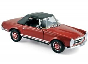 【送料無料】ホビー　模型車　車　レーシングカー メルセデスベンツnorev 183520 mercedesbenz 280sl 1969red 118