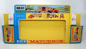 【送料無料】ホビー　模型車　車　レーシングカー マッチキングサイズボックスmatchbox kingsize k18a horse box vide f box top