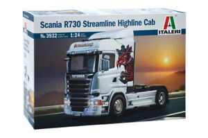 【送料無料】ホビー　模型車　車　レーシングカー italeri 3932 scania r730 124