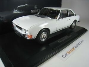 【送料無料】ホビー　模型車　車　レーシングカー プジョーカットpeugeot 504 coupe 1969 118 norev mimosa white