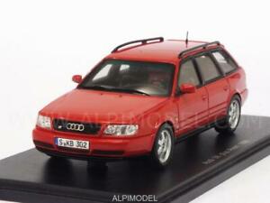 【送料無料】ホビー　模型車　車　レーシングカー アウディスパークaudi s6 plus avant 1996 red 143 spark s4883