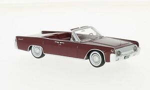 【送料無料】ホビー　模型車　車　レーシングカー ネオリンカーンコンチネンタルカブリオレneo 47050 lincoln continentale cabriolet rouge 1961 143