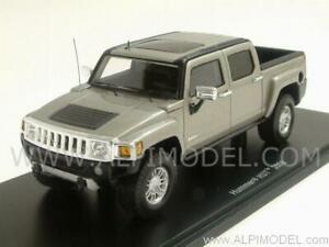 【送料無料】ホビー　模型車　車　レーシングカー ハンマーシルバースパークhummer h3t 2008 silver 143 spark s0868