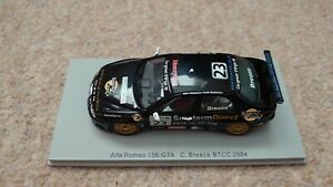 【送料無料】ホビー　模型車　車　レーシングカー スパークアルファロメオブリーズツーリングカーspark 143 alfa romeo 156 btcc 2004 breeze touring car