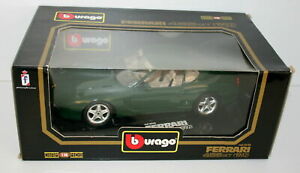 【送料無料】ホビー　模型車　車　レーシングカー フェラーリグリーンburago 118 3036 ferrari 456gt 1992 green｜hokushin