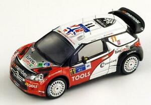 【送料無料】ホビー　模型車　車　レーシングカー シトロエンメキシコラリースパークcitroen ds3 wrc 4th mexico rally 2011 143 spark s3304