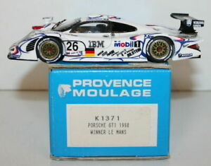 【送料無料】ホビー　模型車　車　レーシングカー エクスアンプロヴァンススケールポルシェルマン＃provence moulage 143 scale resin k1371 porsche gt1 1998 winner le mans 26