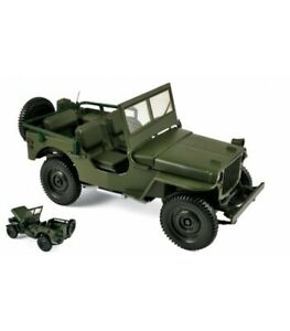【送料無料】ホビー　模型車　車　レーシングカー ジープグリーンjeep 1942 green 118