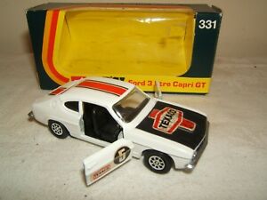 【送料無料】ホビー　模型車　車　レーシングカー コーギーモデルフォードカプリボックスcorgi toys model 331 ford 3 l capri gt vn en parfait etat, dans sa boite